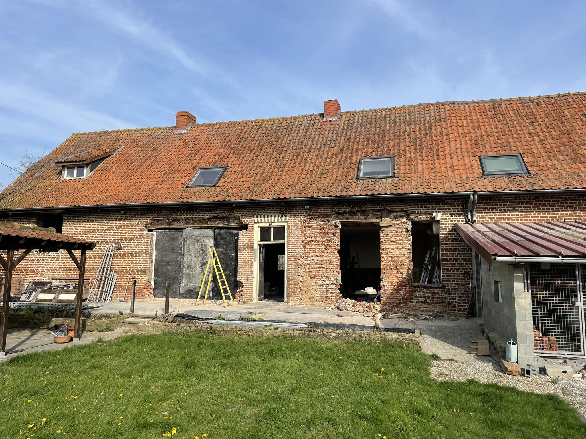 ouverture facade heb pierre bleu